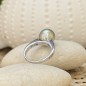 Ring mit champagnerfarbener Tahitiperle, 11,41 mm