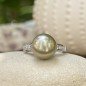Bague Perle de Tahiti Champagne 11,41mm