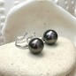 Vaiata - Boucles d'oreilles argent 925/00 perles de Tahiti