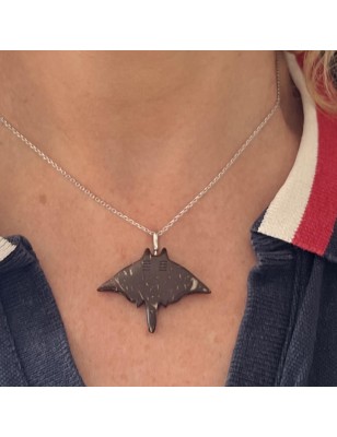 raie manta pendentif homme noix de coco recyclée prix