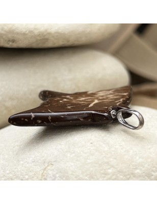 coconut manta ray pendant for man price