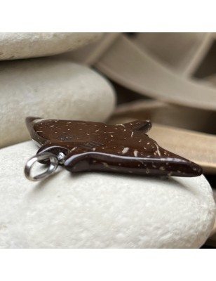 coconut manta ray pendant for man price