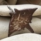 Pendentif raie manta argent 925/00 coco