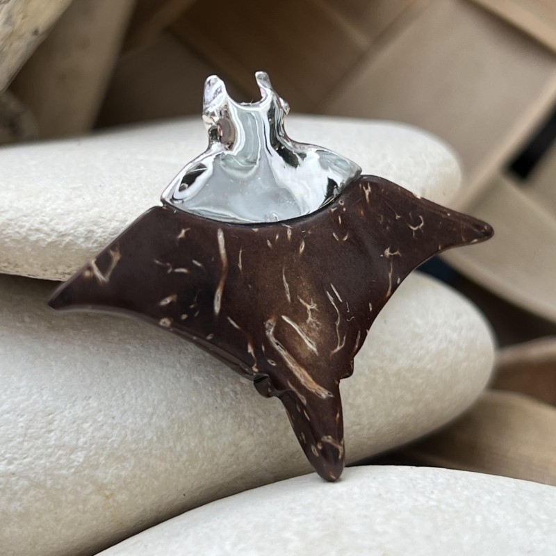 Coco Manta ray - Men's Pendant