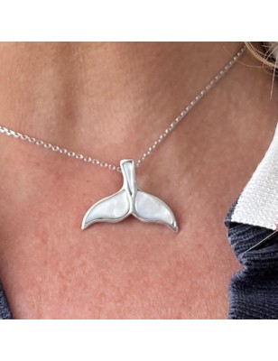 dauphin pendentif en nacre blanche prix