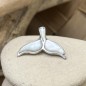 Oua - White Nacre Dolphin Pendant