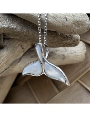 dauphin pendentif en nacre blanche prix