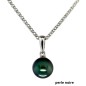 Hini - Tahitian Pearl White 18K gold pendant