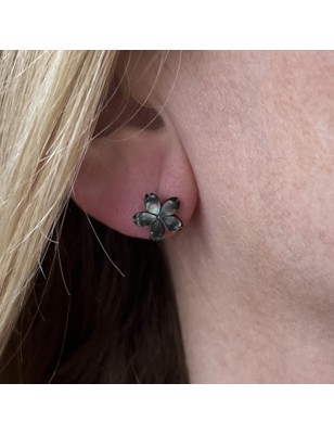 fleur tahiti boucles d'oreilles nacre de perle de tahiti prix