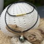 Papara - Big Tahitian Pearl Necklace - 18k Gold