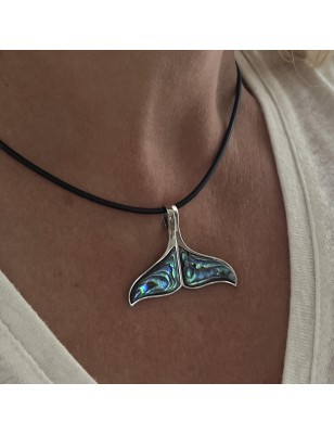 Tohora – Anhänger – Abalone-Perlmutt – Walflossen-Anhänger