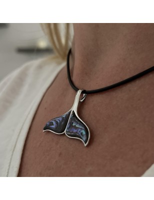 pendentif homme queue de baleine nacre d'ormeau prix