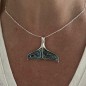 トホラ - ペンダント - アワビのマザーオブパール - クジラの尾