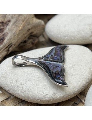 pendentif homme queue de baleine nacre d'ormeau prix