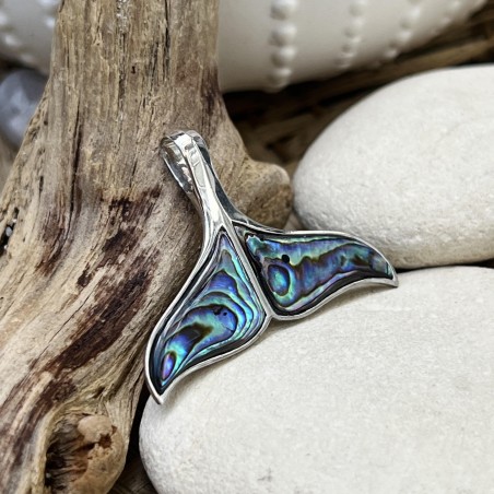 pendentif homme queue de baleine nacre d'ormeau prix
