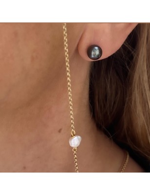 Real Freshwater Pearl Chain Glasses - Gold Filled 14 Karats