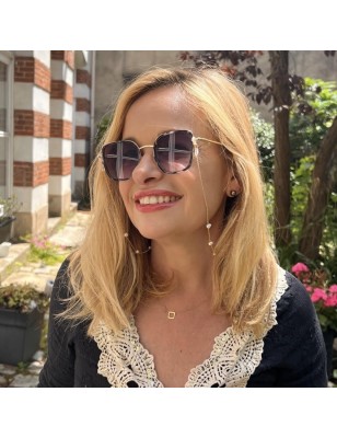 Real Freshwater Pearl Chain Glasses - Gold Filled 14 Karats