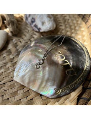 Seahorse sterling silver pendant