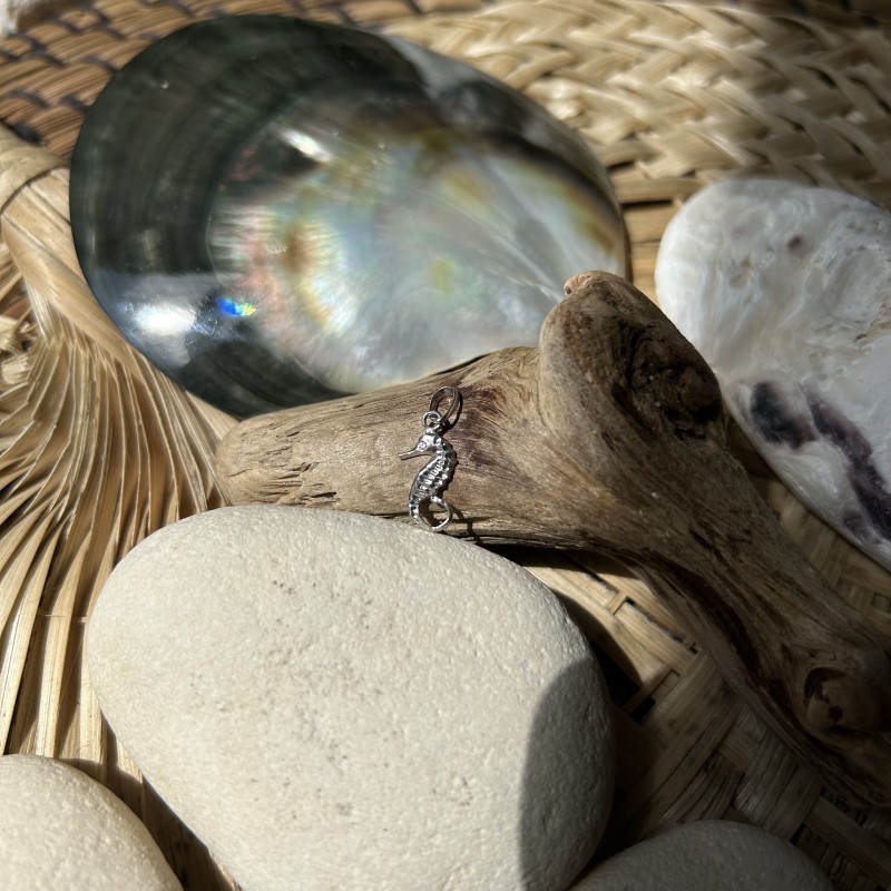 Seepferdchen-Anhänger aus 925er Sterlingsilber