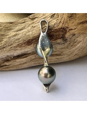 tahitian jewel - tahitian pearl - tahitian pendant for woman - tahitian jewerly