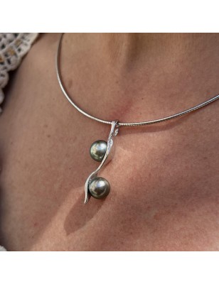 tahitian jewel - tahitian pearl - tahitian pendant for woman - tahitian jewerly