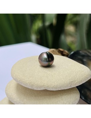 loose pearl from Tahiti circle shape 9mm - perla Tahiti