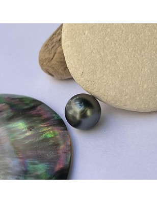 achat perle noire non montée avec certificat polynésie française prix