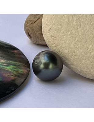 achat perle noire non montée avec certificat polynésie française prix