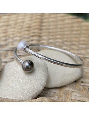 Pulsera con perla de Tahití