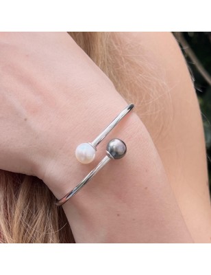 Pulsera con perla de Tahití