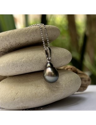 perle de culture de Tahiti en pendentif argent femme perle prix