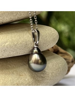 silver women pendant tahitian cultured pearl price