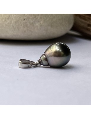 perle de culture de Tahiti en pendentif argent femme perle prix