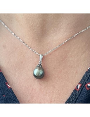 silver women pendant tahitian cultured pearl price