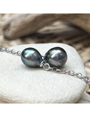 achat boucles pendantes perles de culture de Tahiti prix