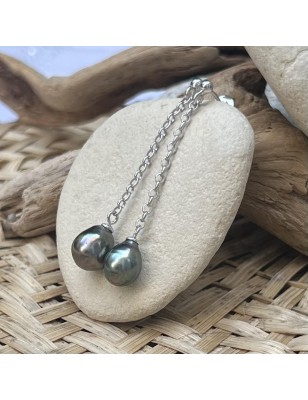tahitian jewel - tahitian pearl earrings - tahitian pearl woman earrings