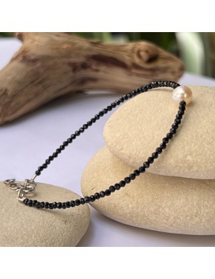 spinel bracelet freshwater pearl  price - perla Tahiti