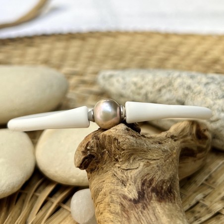 perle d'eau douce bracelet blanc olympique en silicone prix perles tahitiennes