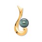 Hook - Tahitian Pearl - Fishhook Shaped - 18K Gold