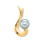 Hook - Tahitian Pearl - Fishhook Shaped - 18K Gold
