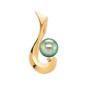 Hook - Tahitian Pearl - Fishhook Shaped - 18K Gold