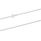 Figaro - 1.30mm Rhodium Silver Chain