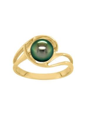 solitaire gold ring tahitian pearl price - perla Tahiti - tahitian jewerly - tahitian jewerly stores