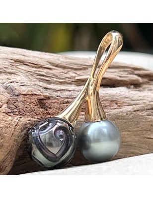 meaning you and me gold pendant tahitian cultured pearls price - perla tahiti - what is the best gift for valentine's day ?