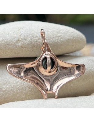 manta ray gold pendant Tahitian cultured pearl price - perla Tahiti - tahitian jewerly - tahitian jewerly stores