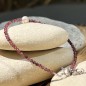 Bracelet Grenat Rouge et Perle d'Eau Douce