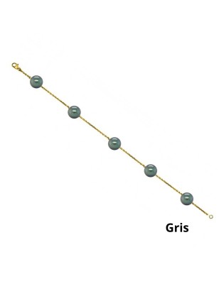 Pulsera con perla de Tahití