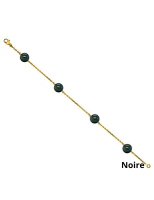 bracelet or perles de culture de Tahiti prix