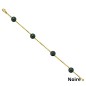 18K gold Bracelet - Real Tahitian Pearls - 9/10mm