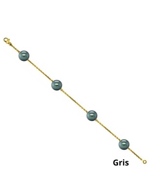 bracelet or perles de culture de Tahiti prix